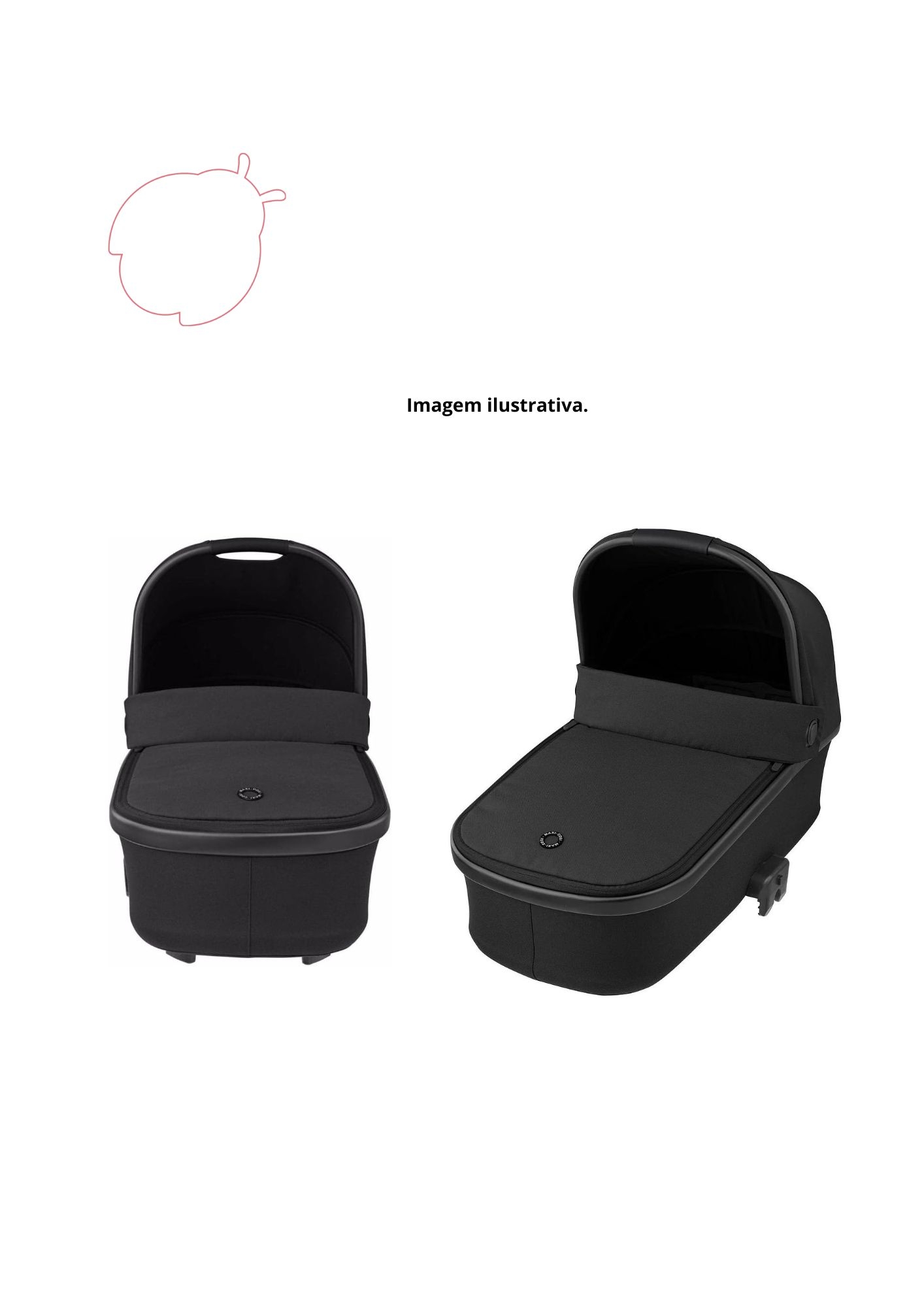 Comprar MOISÉS ORIA CAPOTA REVERSÍVEL LEVE E DOBRÁVEL MAXI-COSI