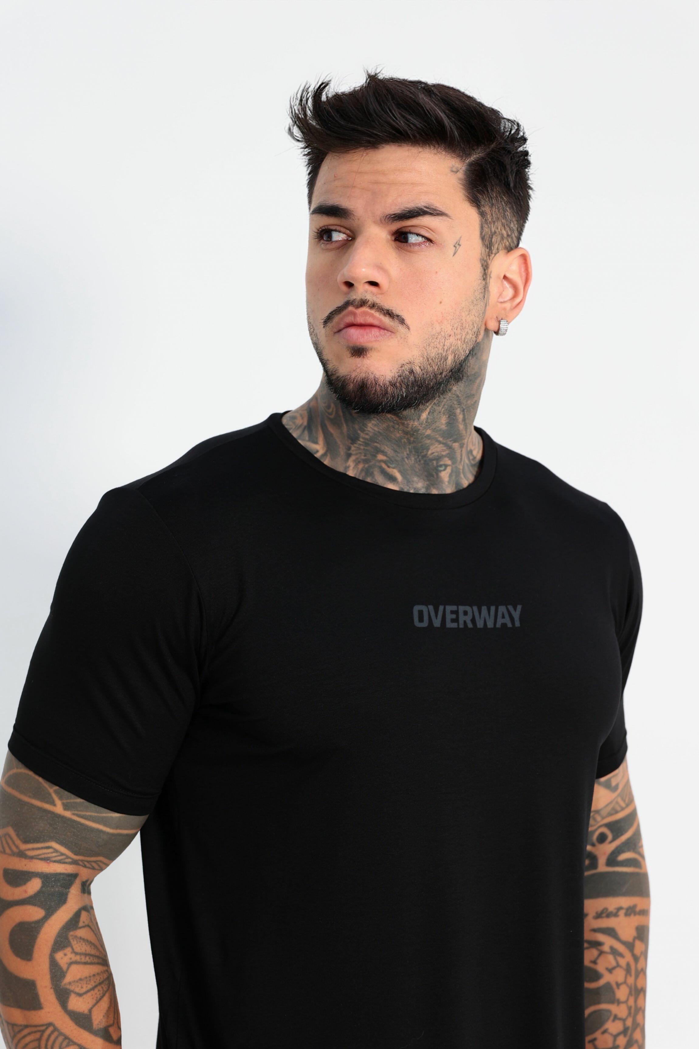 Comprar Camiseta Tech Modal Overway - Preta
