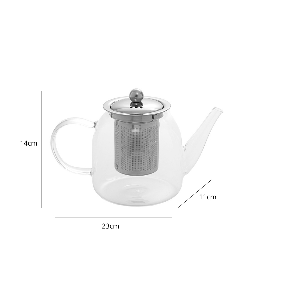 Comprar Bule Chá Vidro Borossilicato 800ml - a partir de R$84,55
