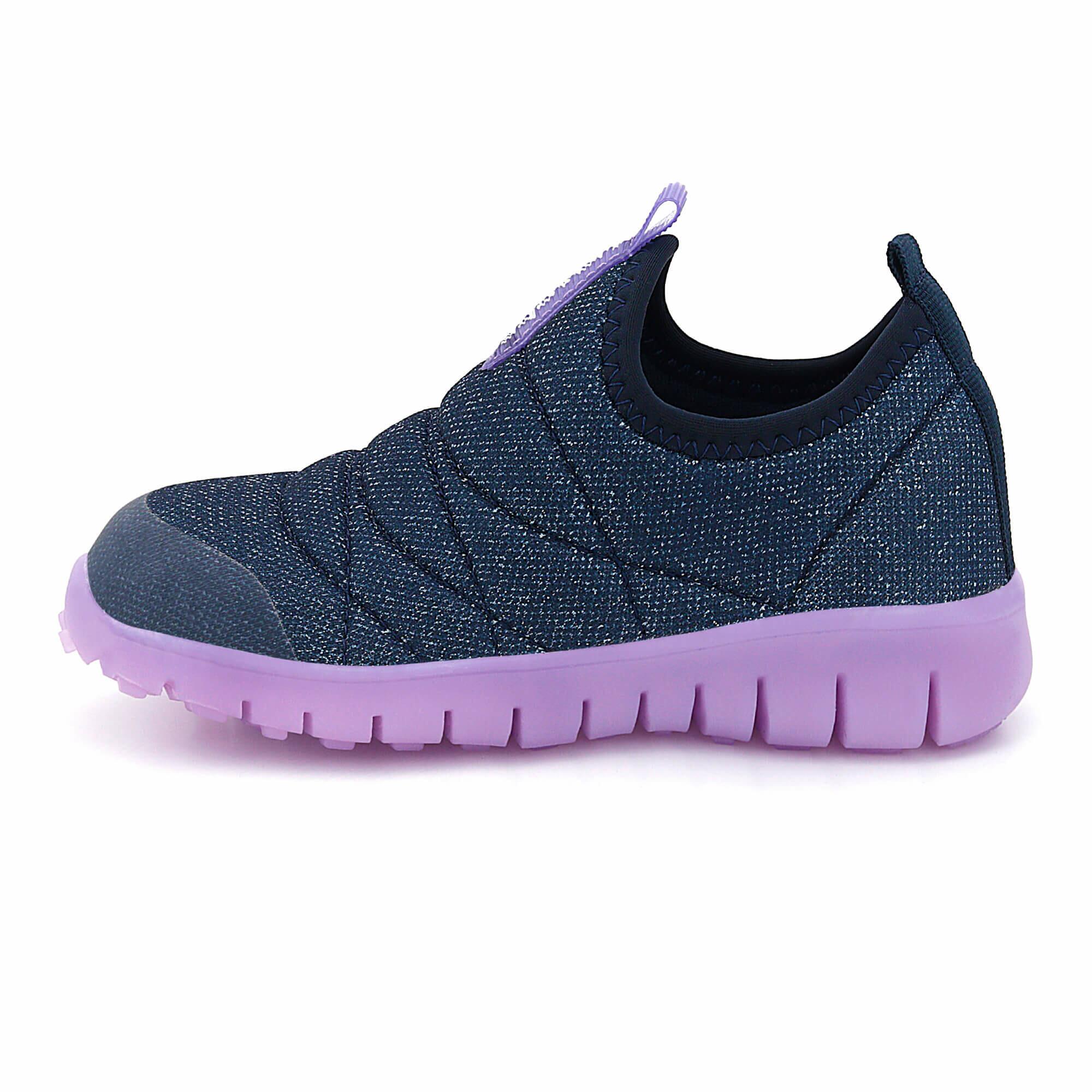 Tênis Infantil Novopé Basic Flex Marinho Lilás
