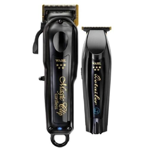 WAHL MagicClip&Detailerバリカンブラック@7^~^6㊹ Comprar Barber Combo Wahl Cordless Magic Clip + Detailer Black