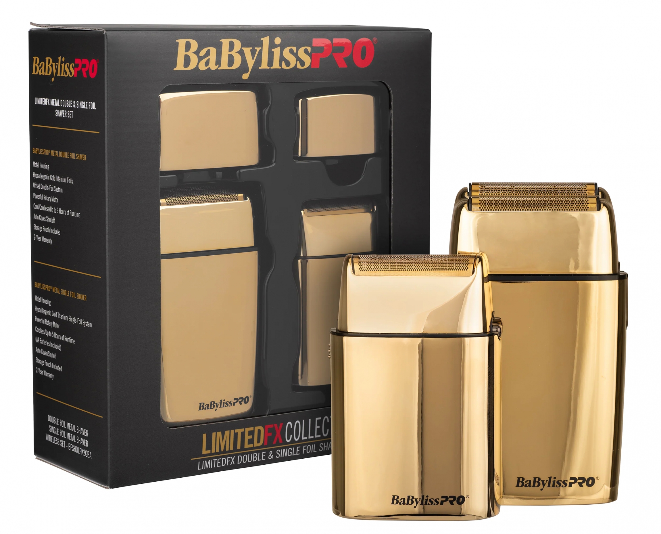Comprar Combo Shaver BabylissPro LimitedFX Dourado Foil - Bivolt