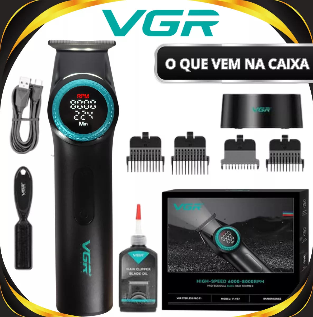 Comprar Máquina De Acabamento Profissional Vgr V-977 - Bivolt - a