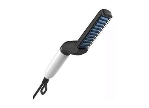 Escova Barba Chapinha Modelador Pente Portatil Para Cabelo Masculino Pente Eletrico Alisadora