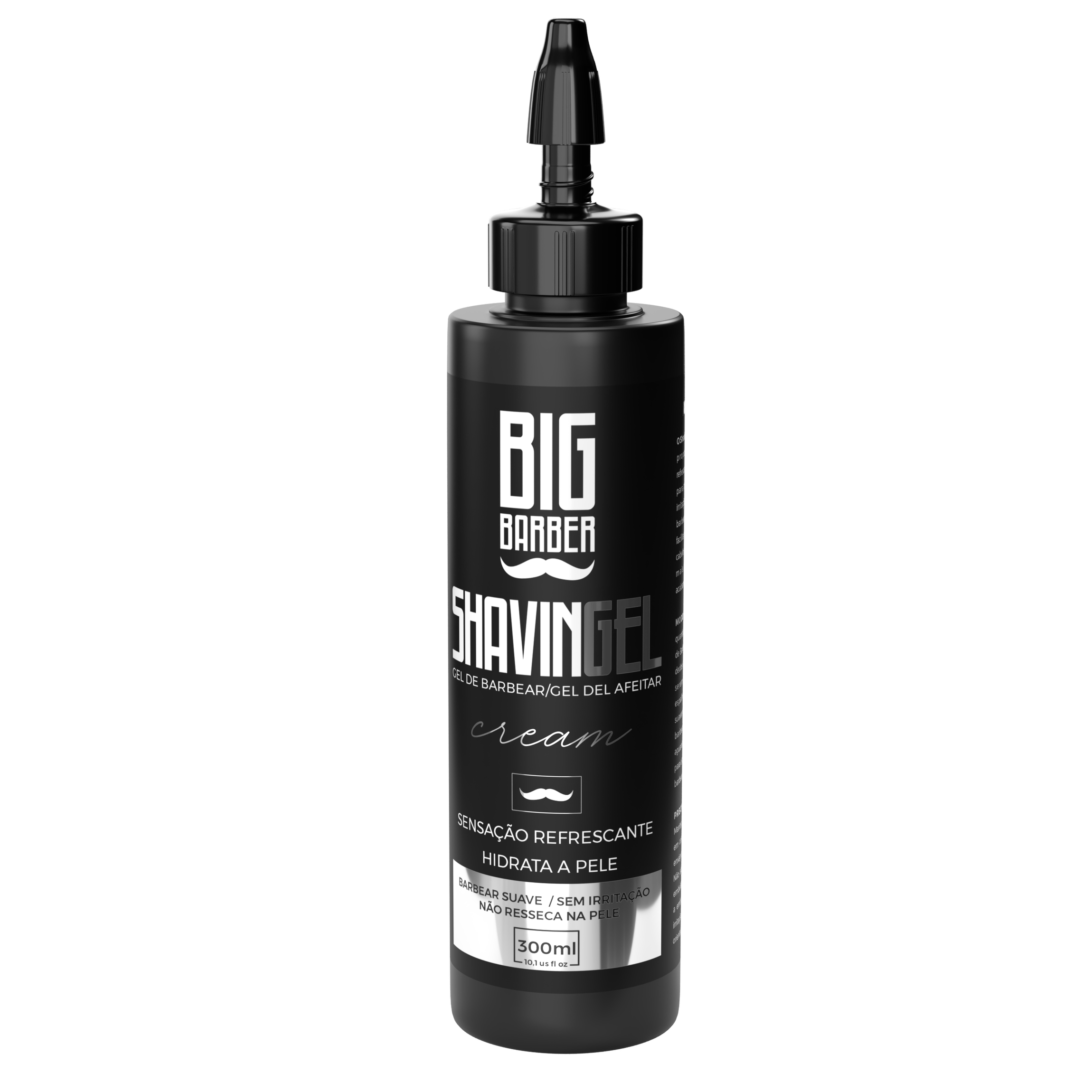 Comprar Shaving Gel Barbear Bisnaga Big Barber Cream 300ml Profissional