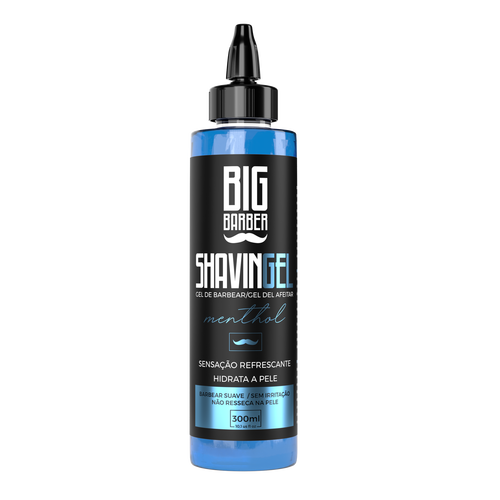 Comprar Shaving Gel Barbear Bisnaga Big Barber Menthol 300ml Profissional a partir de R12,22