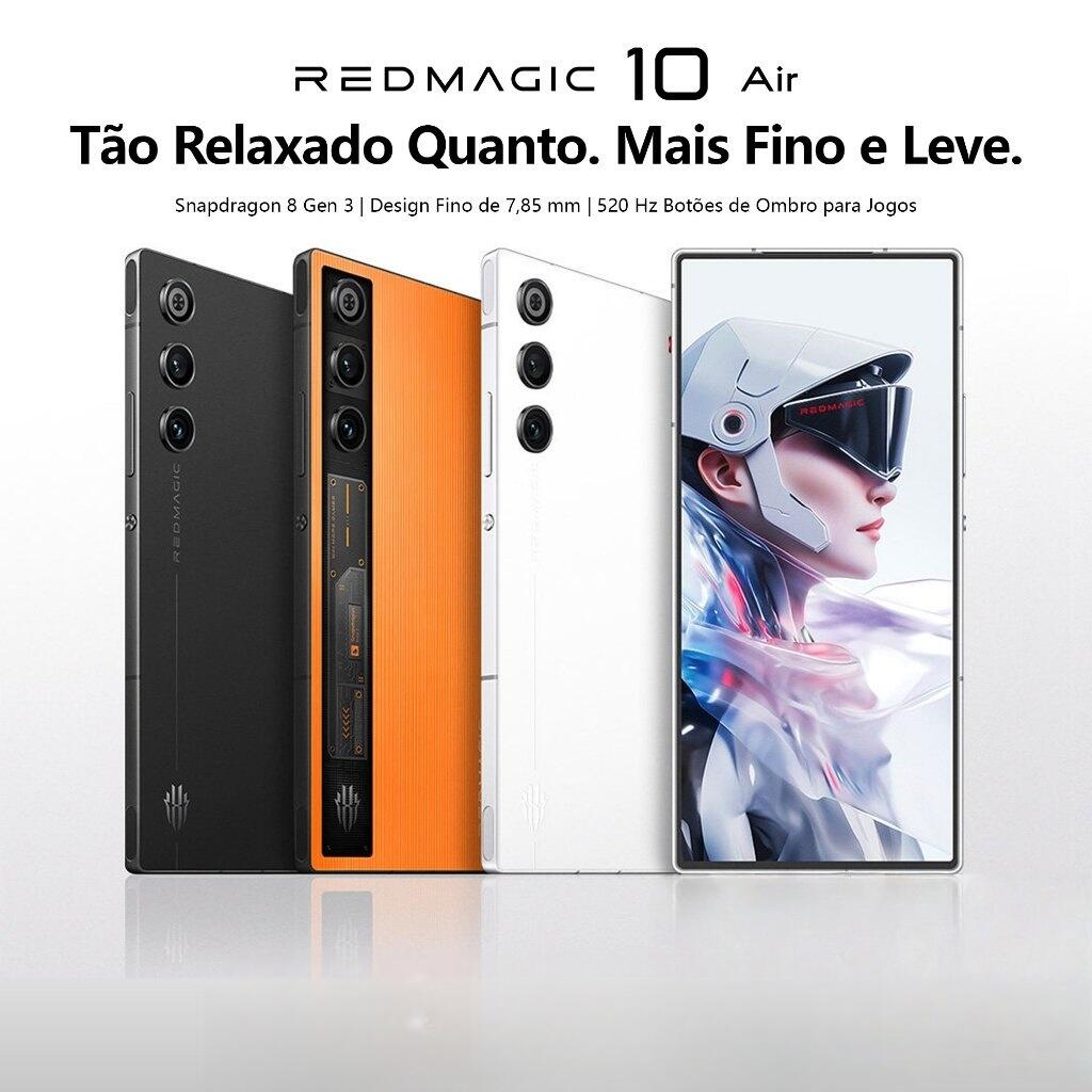 Comprar REDMAGIC 10 Air 520Hz celular para jogos 12/16GB+256/512GB