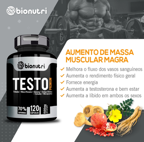 Testo Premium - Bionutri - 150 Cpsulas