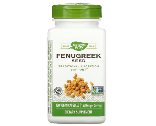 Fenugreek Seed - Natures Way - 1220 mg - 180 Cpsulas