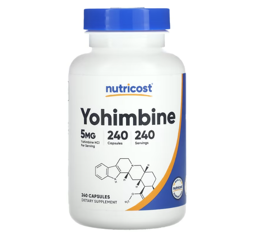 Yohimbine 5 mg - Nutricost - 240 Cpsulas