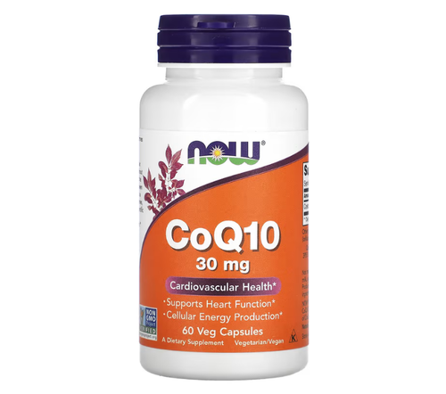 Coenzima Q10 30 mg (CoQ10) - Now Foods - 60 Cpsulas