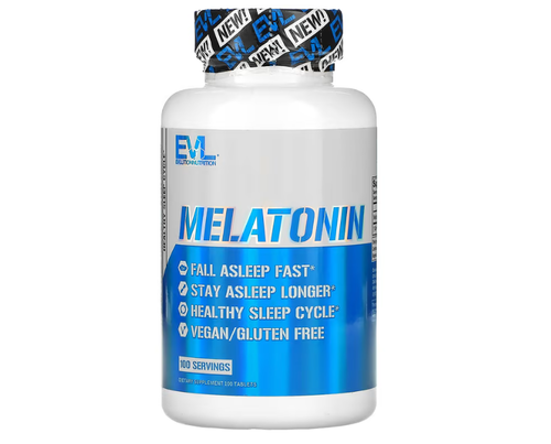 Melatonina 5 mg - EVL Nutrition - 100 Comprimidos