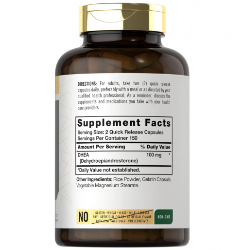 DHEA 25mg - 100Caps - Life Extension - Now Suplementos: Suplementos Importados E Nacionais - Foto 5