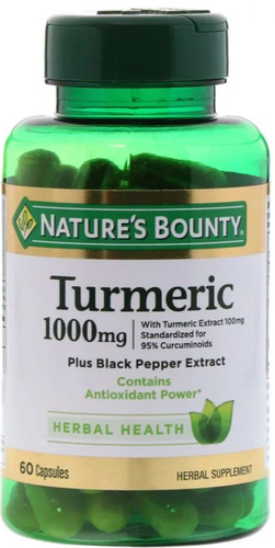 Tumeric Curcumin 1000 mg - Natures Bounty - 60 Cpsulas