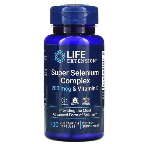 Super Selnio Complexo 200 mcg + Vitamina E - Life Extension - 100 Cpsulas