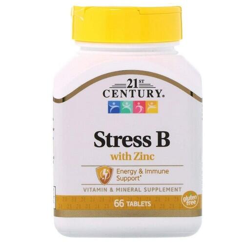 2 x Stress B com Zinco - 21 ST Century - Total 112 tabletes