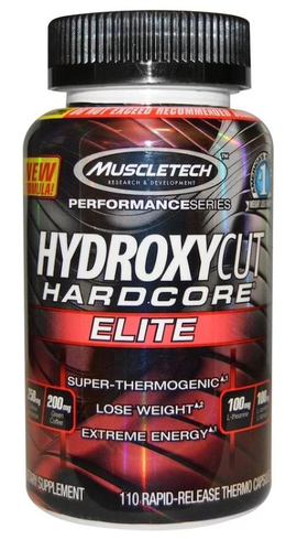 Hydroxycut Hardcore Elite Termognico  - Muscletech - 100 capsulas