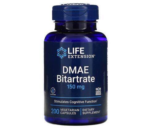 DMAE Bitartrate 150 mg - Life Extension - 200 cpsulas