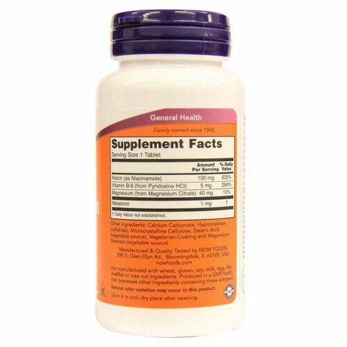 2 x Melatonina 1 mg  -  Now Foods - Total 200 comprimidos