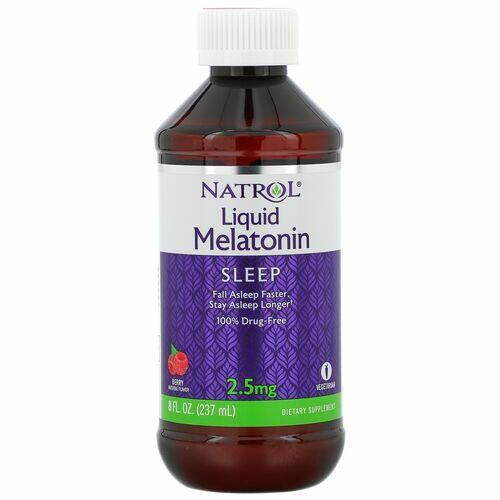 Melatonina Lquida 2,5 mg - Natrol - 237 ml