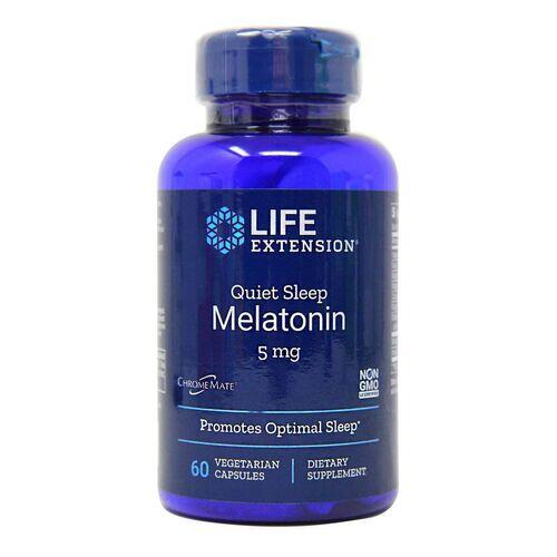 Quiet Sleep - Melatonina 5 mg - Life Extension - 60 Cpsulas