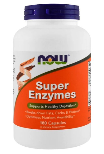 Super Enzimas - Now Foods - 180 cápsulas