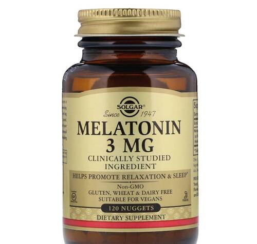 Melatonina - 3 mg - Solgar - 120 Tablets