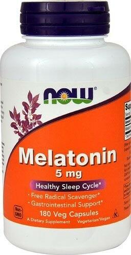 2 x Melatonina 5 mg - Now Foods - Total 360 Cpsulas (hormnio do sono)