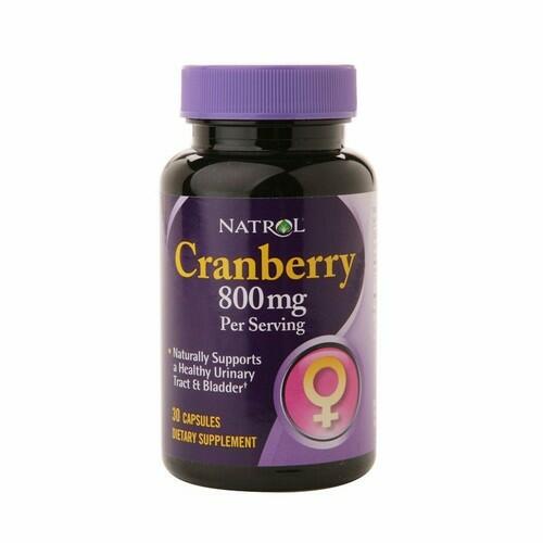 Cranberry 800 mg -  Natrol - 30 Cpsulas