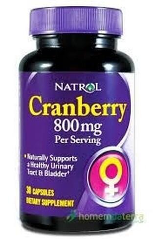 Cranberry 800 mg -  Natrol - 30 Cpsulas