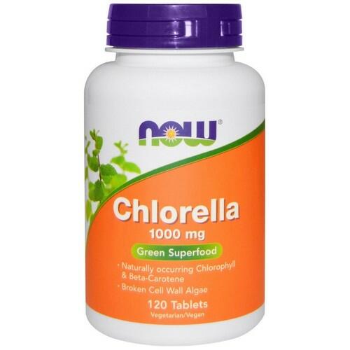 Chlorella 1000 mg -  Now Foods - 120 Tablets