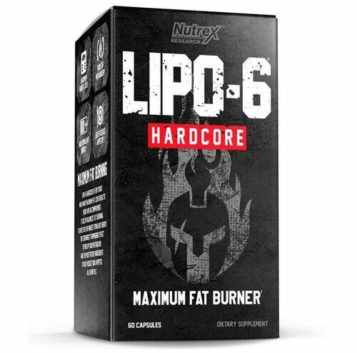 Lipo 6 Hardcore - Nutrex - 60 cápsulas (Fórmula Importada)