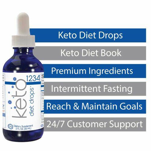 1234 Keto Diet Drops - Creative Bioscience - 60 ml