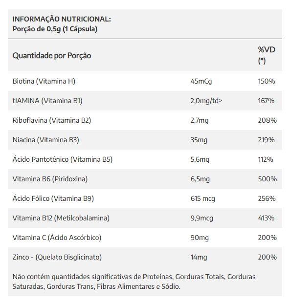 Biotina Plus - 45mcg - Lauton Nutrition - 60 Cápsulas