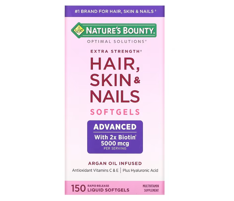 Hair Skin &amp; Nails - Nature´s Bounty - 150 Softgels