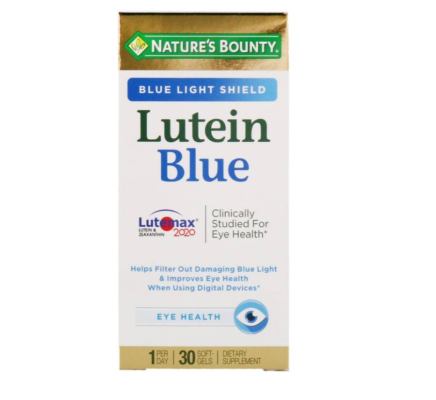 Luteína Azul - Nature´s Bounty - 30 Softgels
