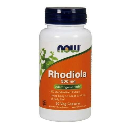 Rhodiola 500 mg - Now Foods - 60 cpsulas