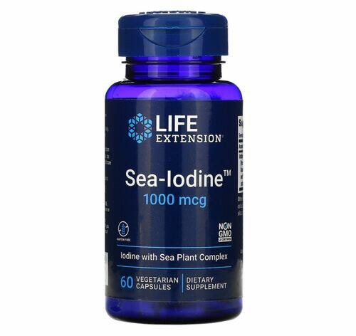 Iodo do mar (SEA IODINE) - Life Extension - 60 Cpsulas