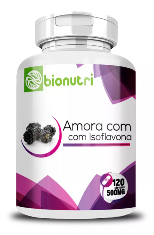 Amora com Isoflavona - Alívio Menopausa - Bionutri - 120 Cápsulas