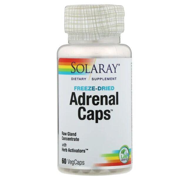 2 x Adrenal Caps - Super Cortisol - Solaray - Total 120 Cápsulas