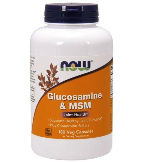 Glucosamina + MSM - Now Foods - 180 Cpsulas
