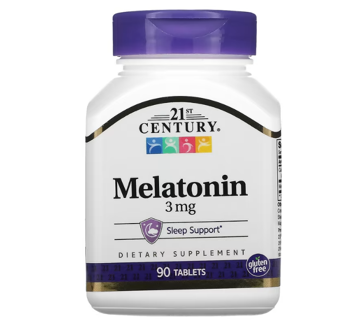 Melatonina 3 mg - 21st century  - 90 comprimidos