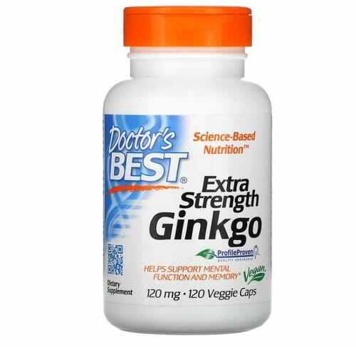 Ginkgo biloba 120 mg - Doctors Best - 120 tablets
