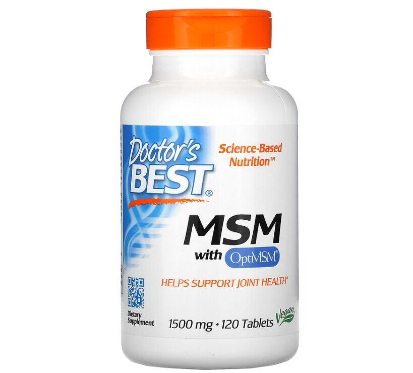 MSM 1500 mg - Doctor´s Best - 120 Tablets