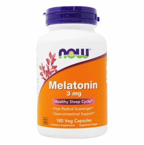 Melatonina 3 mg  - Now Foods - 180 cpsulas