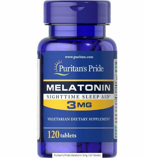 Melatonina 3 mg - Puritan´s Pride - 120 tabletes