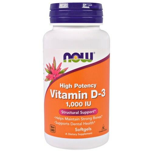 Vitamina D-3 1000 IU - Now Foods - 360 Softgels