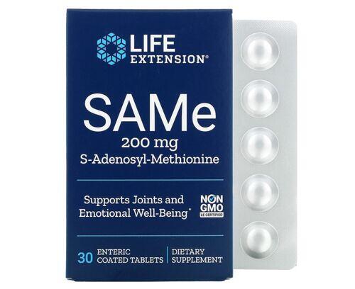 Same Adenosyl Methionine 200 mg - Life Extension - 30 Tablets