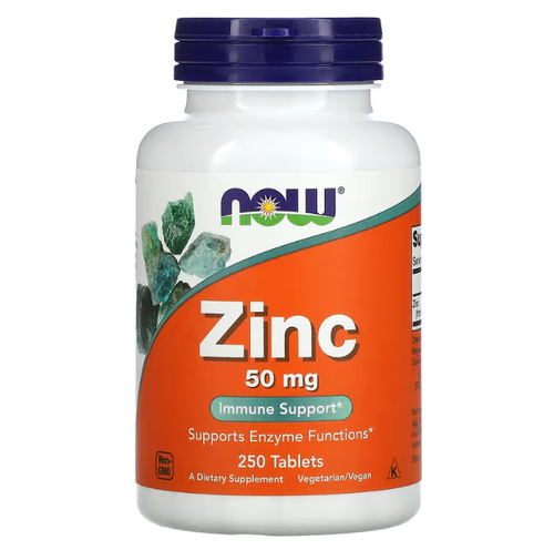 Zinco 50 mg - Now Foods - 250 Tablets