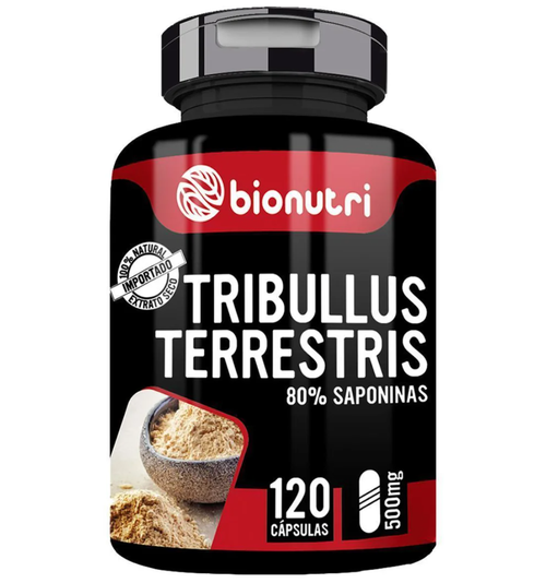 Tribulus Terrestris 500 mg - 80% Saponinas - Bionutri - 120 Cpsulas
